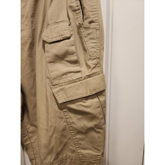 CQR Men's Flex Ripstop Tactical Pants Water Resistant Stretch Cargo Pants, 38x32 - Picture 4 of 10